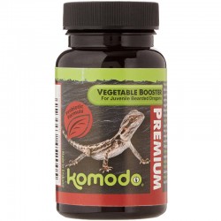 Pokarm 75g Suplement diety Witaminy dla Agamy Brodatej   Komodo Premium Vegetable Booster for Juvenile Bearded Dragons
