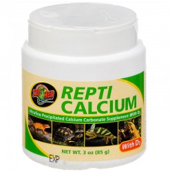 Calcium Wapno D3 Gady Płazy nocne Gekon Orzęsiony ZOOMED Repti Calcium 85g - Wapno dla gadów i płazów z D3