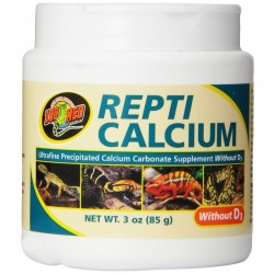 Calcium Wapno bez D3 | Gady Płazy nocne  | Gekon Orzęsiony | ZOOMED Repti Calcium
