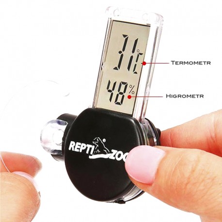 Termometr i higrometr elektroniczny LCD IPX4 Repti-Zoo