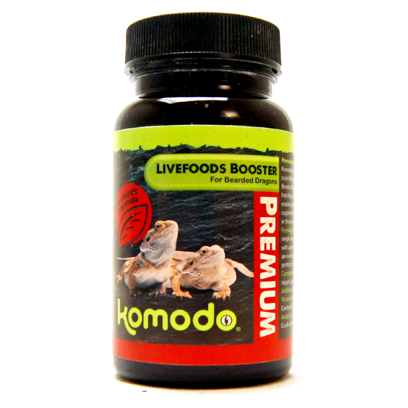 Pokarm 75g Suplement diety Witaminy dla Agamy Brodatej Komodo Premium Lifefood Booster for Bearded Dragons