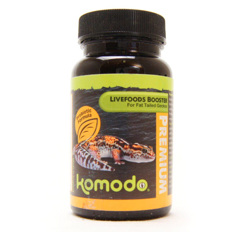 Pokarm 75g Suplement Witaruboogonowy Komodo Prminy Gekon gemium Lifefood Booster for Fat Tail Gecko