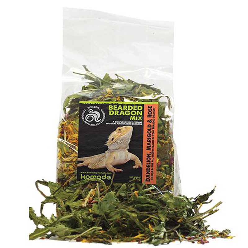 Pokarm 80 g zioła lecznicze dla Agamy Brodatej Komodo Beared Dragon Mix 80g