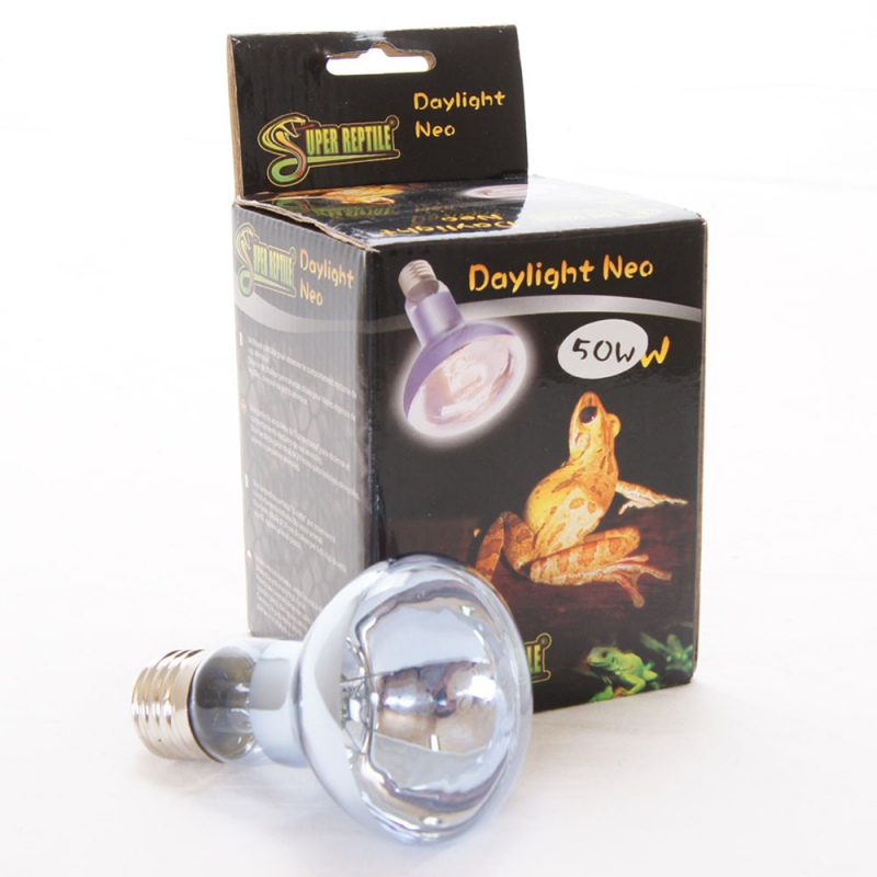 Neodymowa lampa grzewcza UVA 50W do Terrarium Super Reptile Daylight Neo